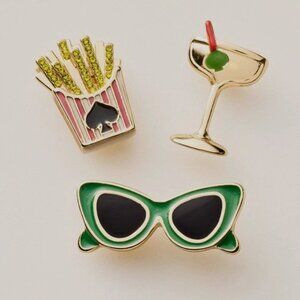 Kate Spade x Target 3 Piece Brooch Accessory New in Box